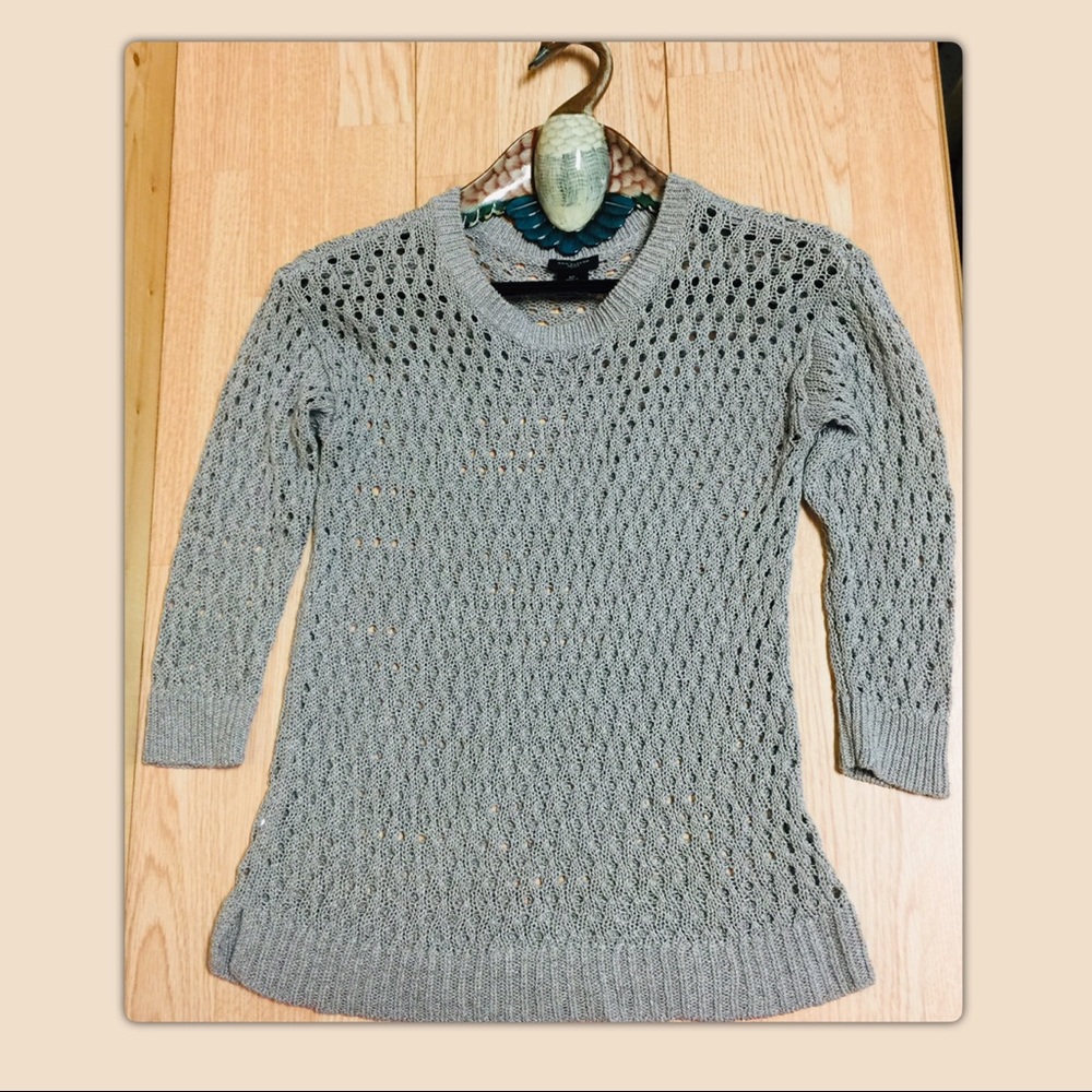 Ann Taylor Petite Mesh Knit Sweater NWOT